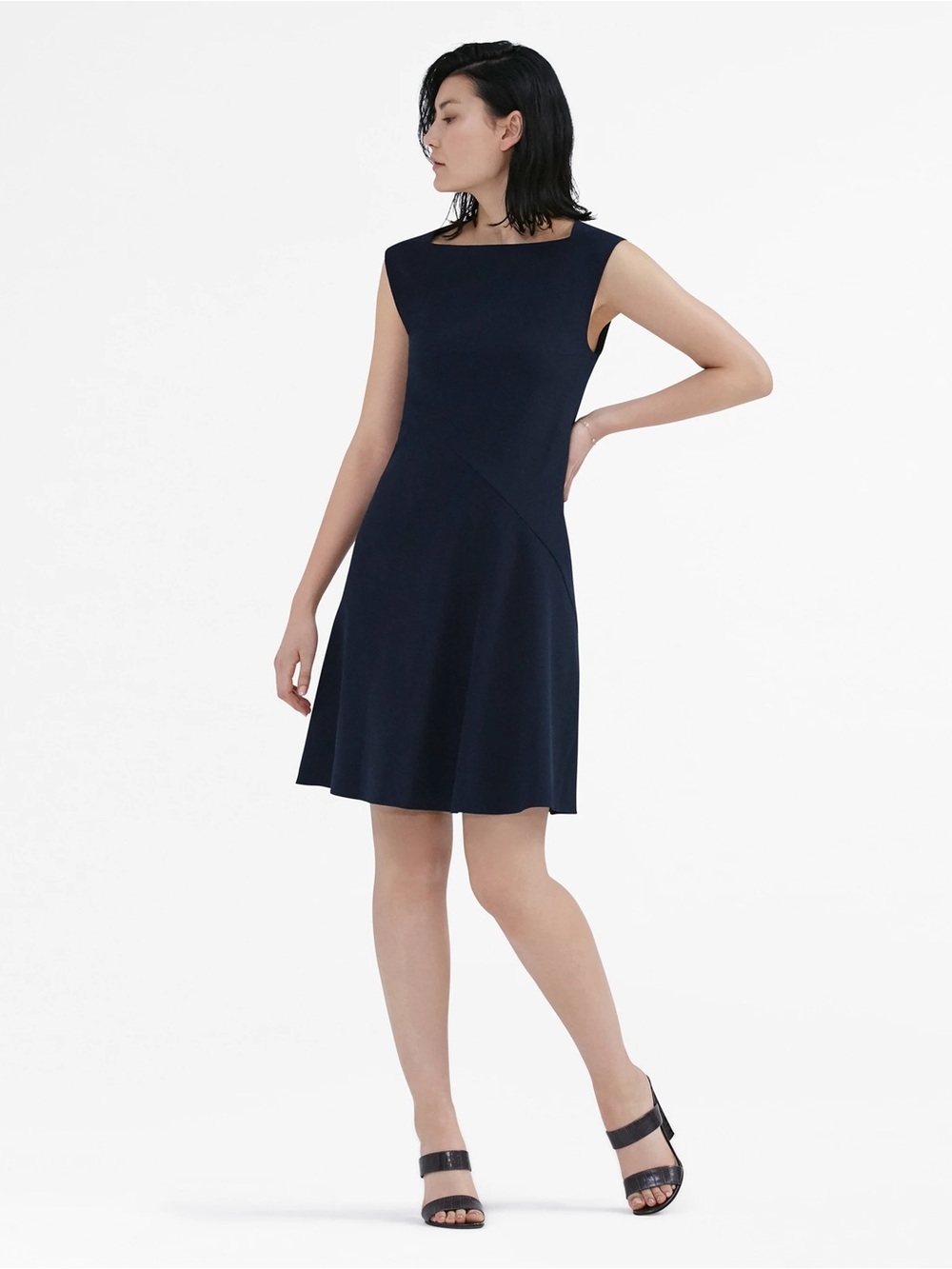 MM LAFLEUR- The Pauline Dress Galaxy Blue Size 14